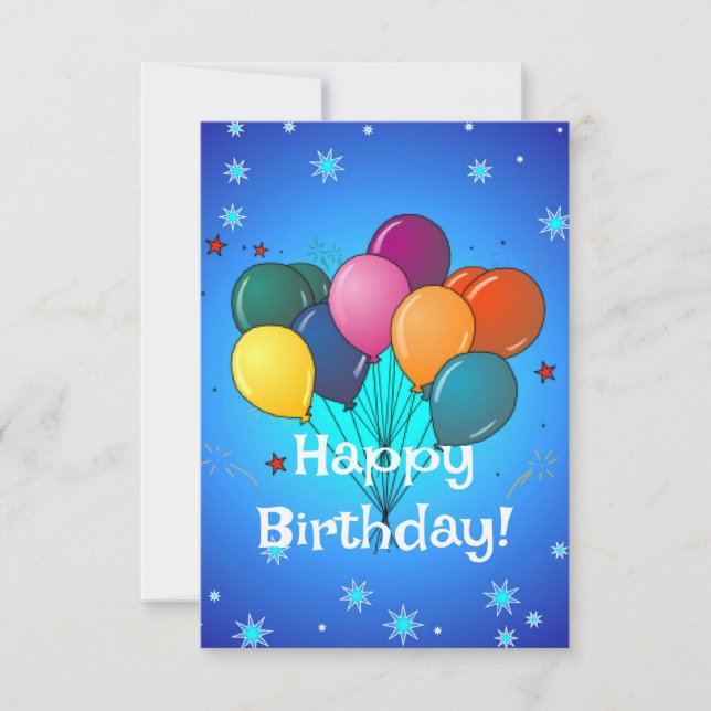 Happy Birthday Card (Front)