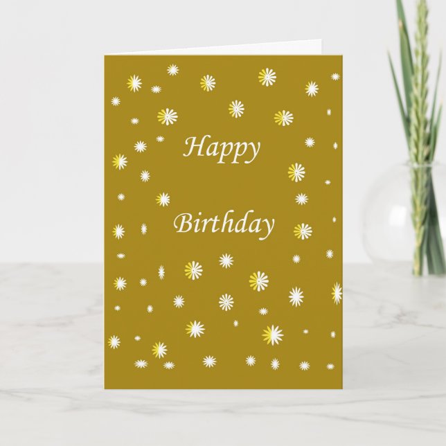Happy Birthday Card (Front)