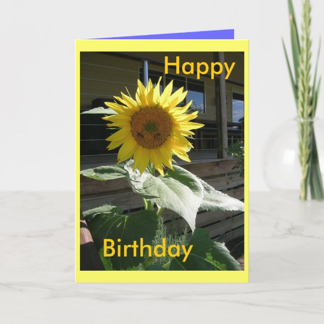 Happy Birthday card (Front)