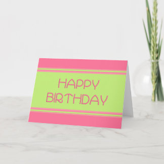 Happy Birthday Card