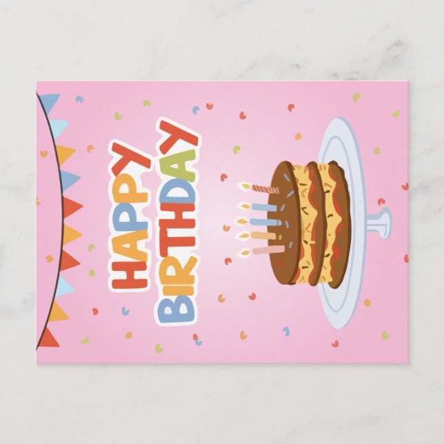 Happy birthday card (Front)