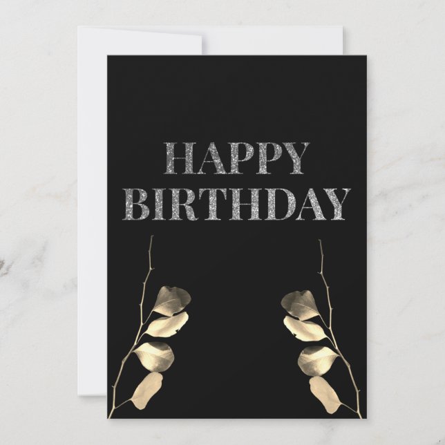 happy birthday card dark (Front)