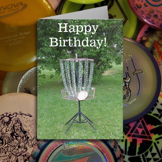 Happy Birthday Card for a Disk Golfer (Creator Uploaded)