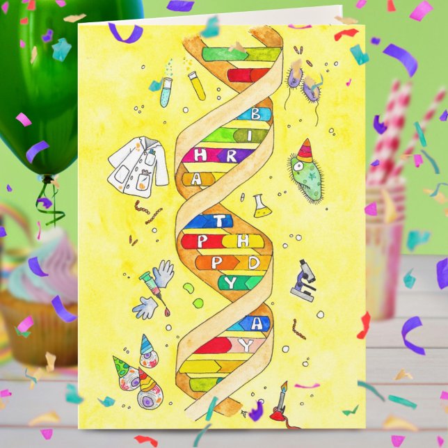 Happy Birthday card for science nerds (Creator Uploaded)