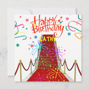 Happy Birthday Card Invitation