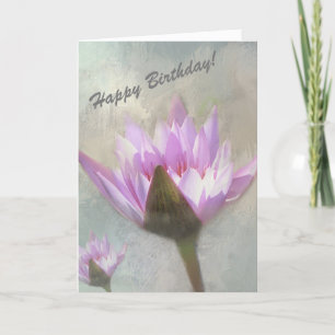 Happy Birthday Card with lovely flowers