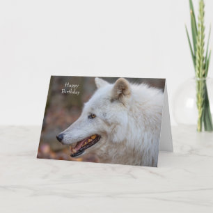 Happy Birthday Card Wolf
