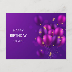 Happy Birthday Cards, Balloon Birthday Card