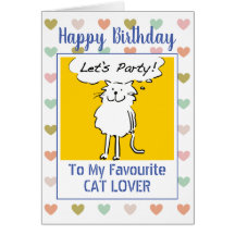 Happy Birthday Cat Lover