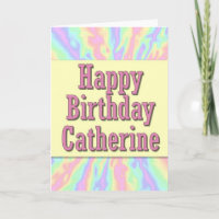 Happy Birthday Catherine