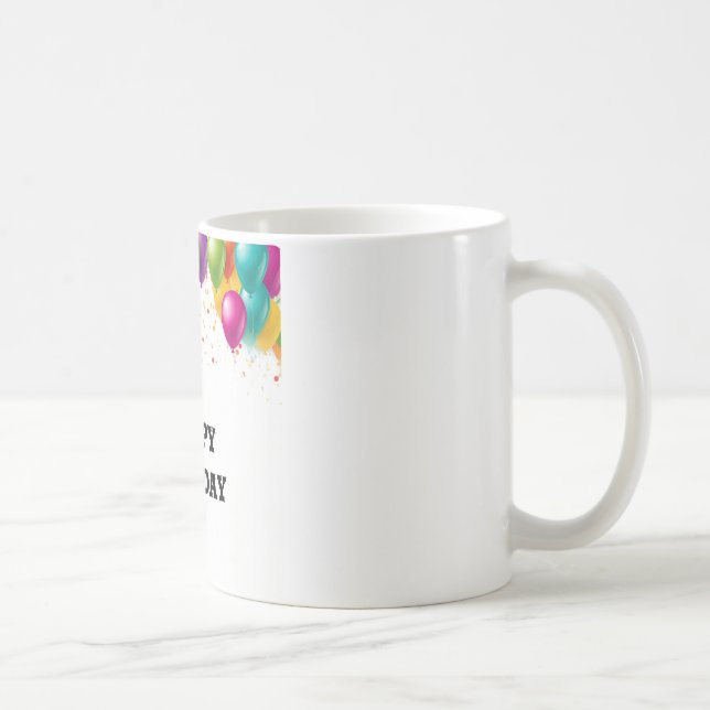 "Happy Birthday Celebration Mug (Right)