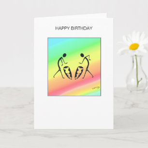 Happy Birthday Celebration of Colours Card