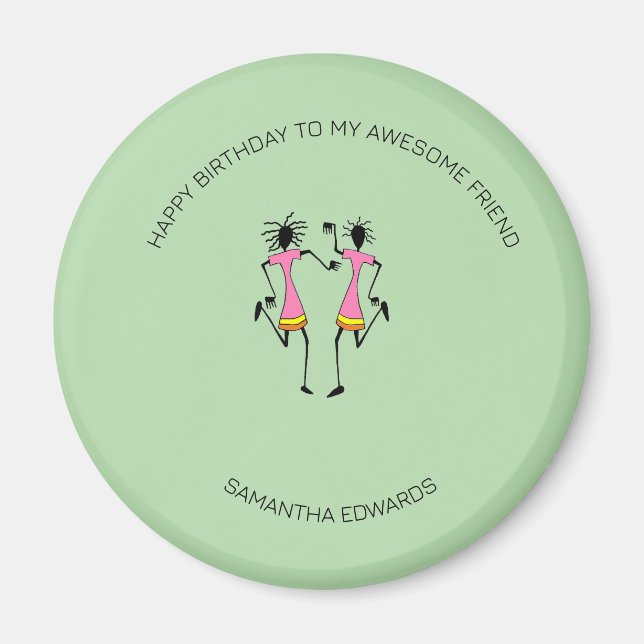 Happy Birthday, Celebration Party  Magnet (Front)