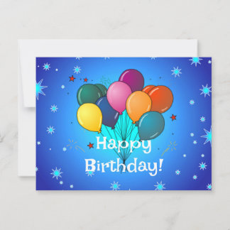 Happy Birthday celebration Postcard