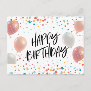 Happy Birthday celebration Postcard