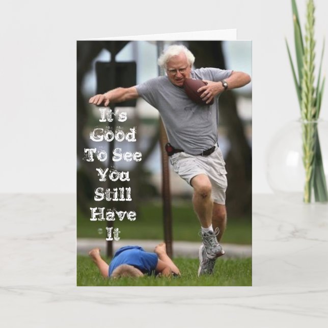 Happy Birthday Champ! Card (Front)