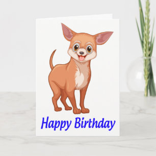 Happy Birthday Chihuahua Puppy Dog Mum Puppies Card