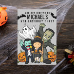 Happy Birthday | Child Halloween Party Postcard<br><div class="desc">Happy Birthday | Child Halloween Party</div>