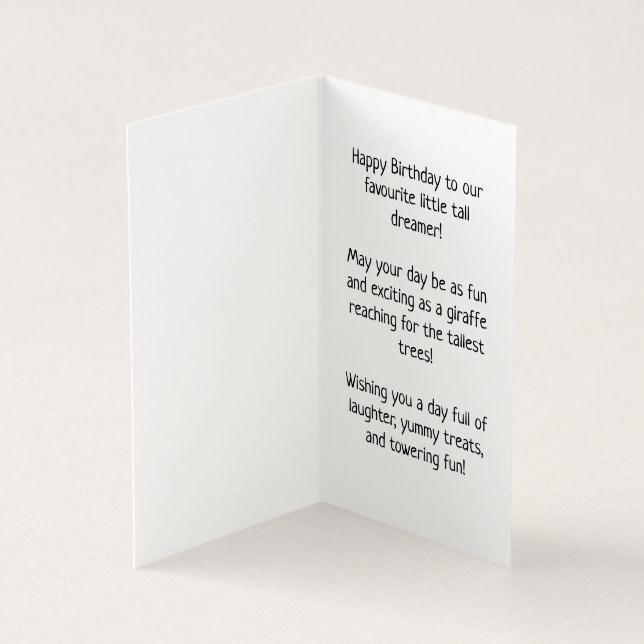 Happy Birthday - Children's Card (Inside)