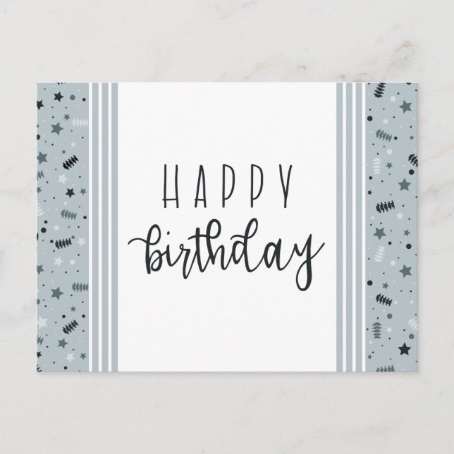 Happy Birthday, Chiropractic Postcard (Front)