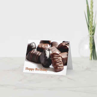 Happy Birthday!! Chocolate Greeting Card #3 3300