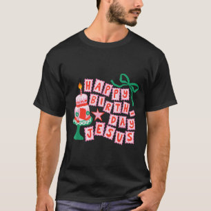 Happy Birthday Christian Jesus Christmas Preppy Bd T-Shirt