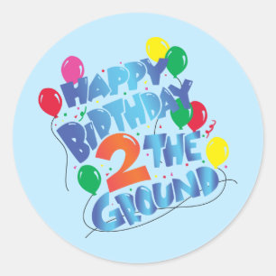 Happy Birthday Classic Round Sticker