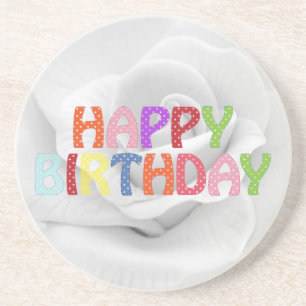Happy Birthday Coaster