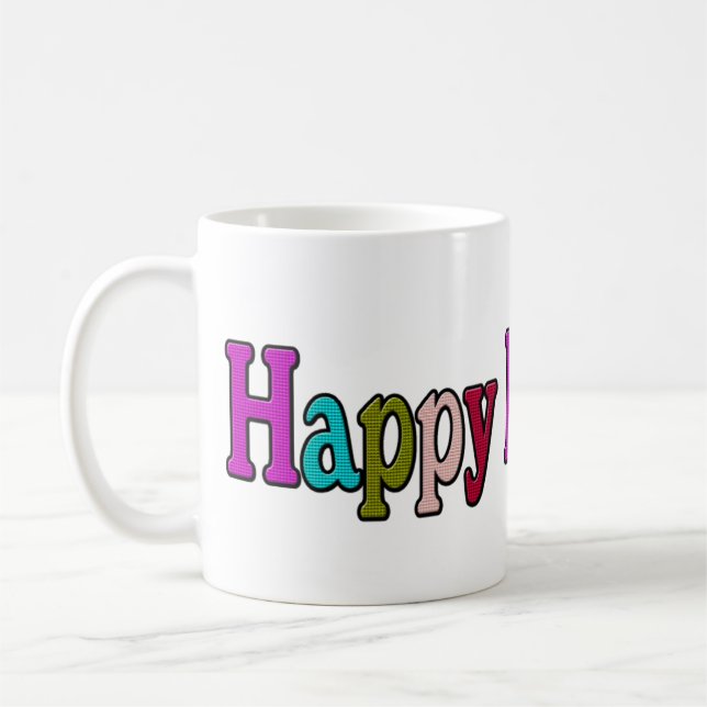 Happy Birthday Coffee Mug (Left)