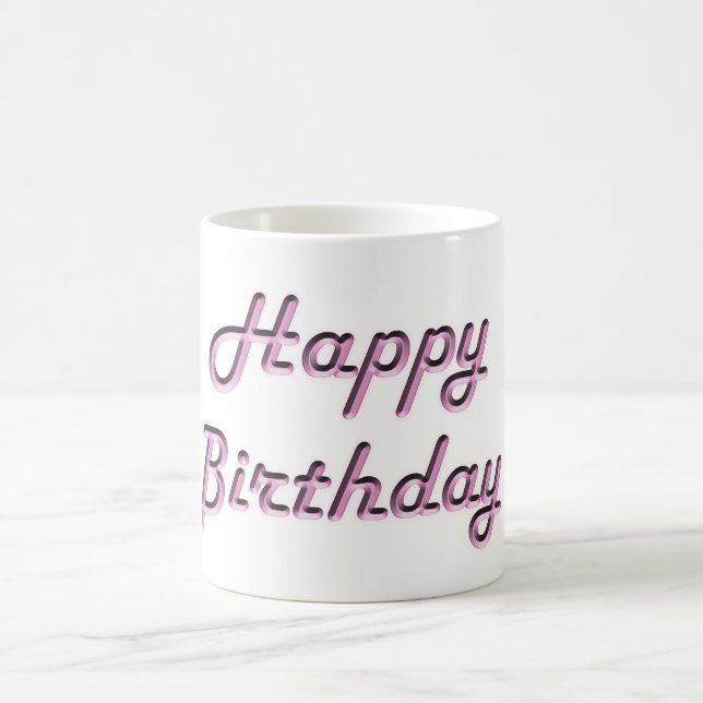 Happy Birthday! Coffee Mug (Center)