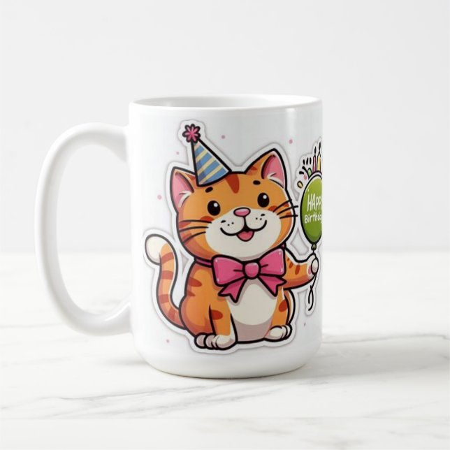 Happy Birthday   Collection  Design Coffee Mug (Left)
