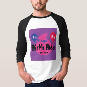 Happy Birthday – Colourful Celebration Party Desig T-Shirt