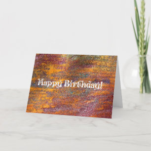 Happy Birthday Colourful Glitter Card