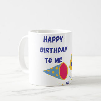 Happy Birthday Colourful Sprinkles Custom Coffee M Mug