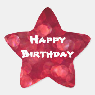 Happy Birthday Colourful Sticker
