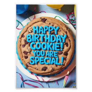 Happy Birthday Cookie Photo Print