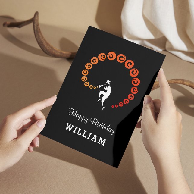 Happy Birthday Cool Jazz Music Musician Card (Creator Uploaded)