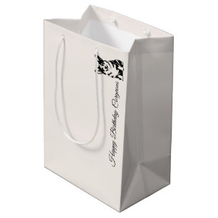 'Happy Birthday Corgeous' Corgi Lovers Pet Parent Medium Gift Bag