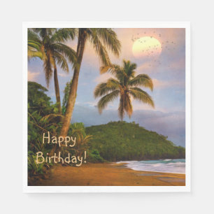 Happy Birthday Costa Rica Napkin