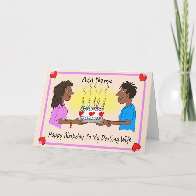 Happy Birthday, Couple Card (Front)