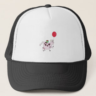 Happy Birthday Cow Trucker Hat