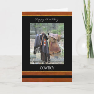 Happy Birthday Cowboy Card