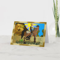 Happy Birthday Cowboy card