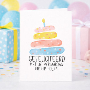 Happy Birthday Cupcake Candle Card