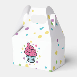 Happy Birthday Cupcake favour box