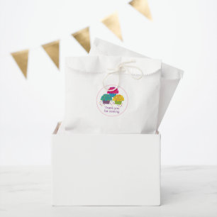 Happy Birthday Cupcakes Illustration Favour Bag