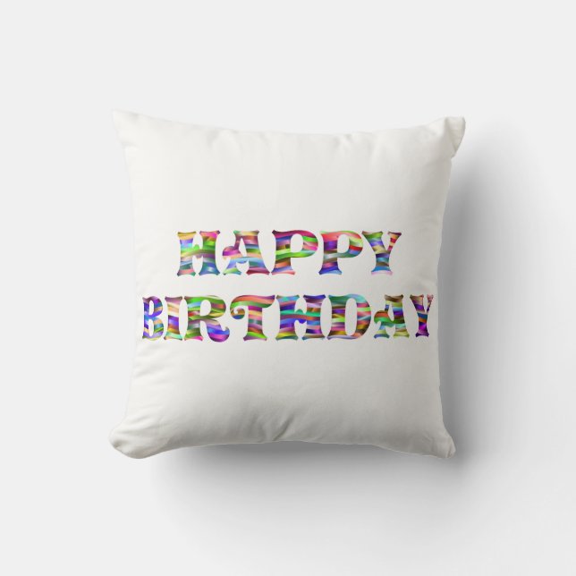 Happy Birthday Cushion (Front)
