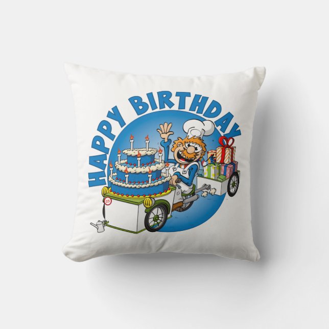 Happy birthday cushion (Front)