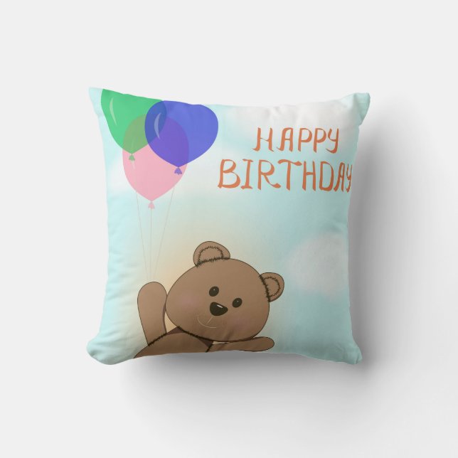 Happy birthday cushion (Front)