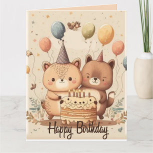 Happy Birthday custom card